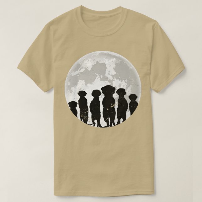 Camiseta Africa Lover Gift Meerkat (Frente do Design)