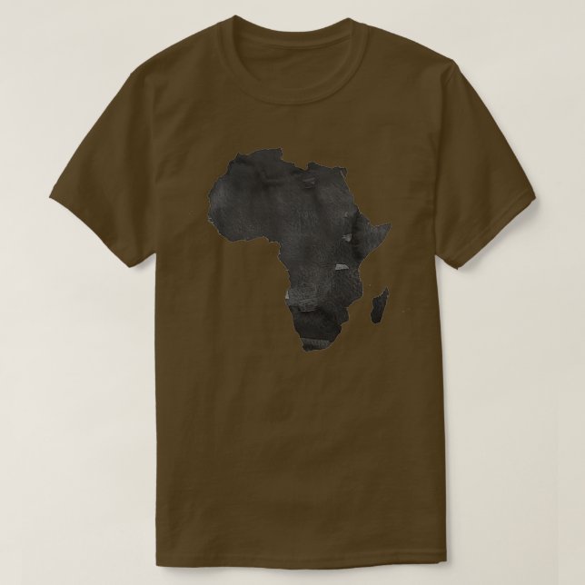 Camiseta África Mapear Mapa Impressão Africano Mapa África  (Frente do Design)