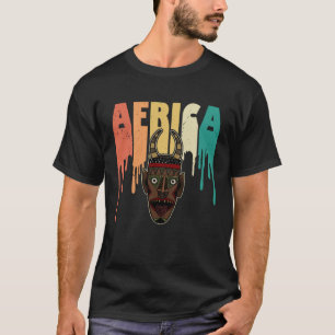 Camiseta África Máscara Africano História Afro Reggae Melan