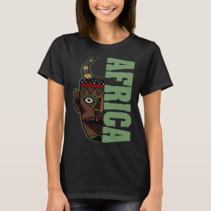 Camiseta África Máscara Africano História Afro Reggae Melan