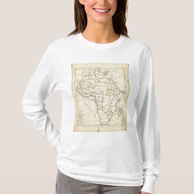 Camiseta África, mediterrânea (Frente)