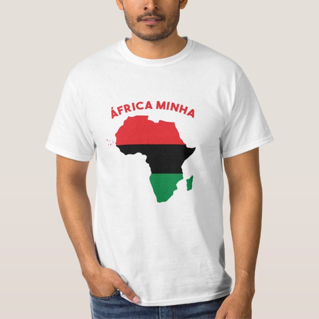 Camiseta África Minha Pan-Africana (Frente)