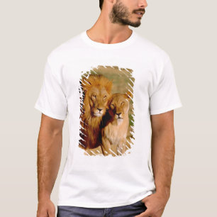 Camiseta África, Namíbia, Okonjima. Leão & leoa