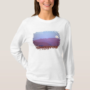Camiseta África, Namíbia, Sossusvlei. Uma lua cheia repousa