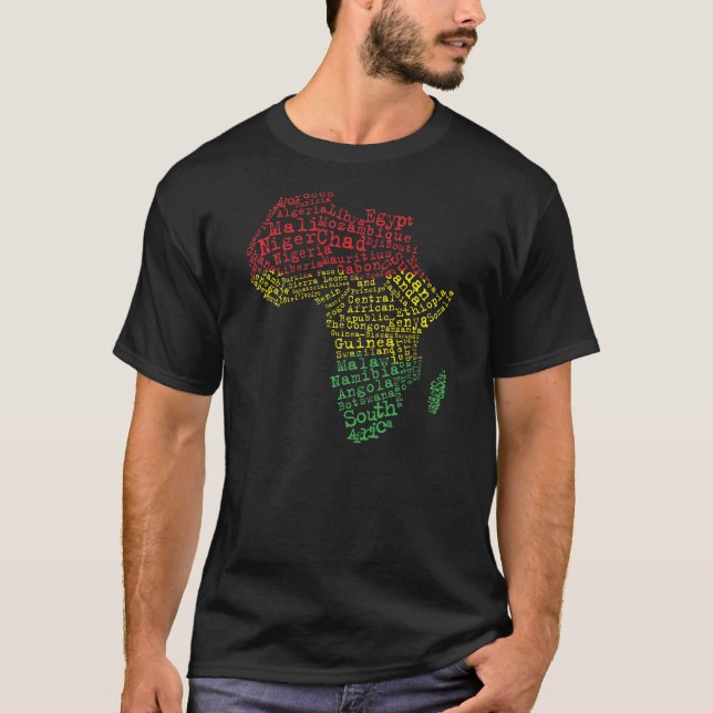 CAMISETA ÁFRICA NÃO É UM PAÍS: 2 (Frente)