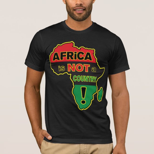 Camiseta "África não é um país! De "T RBG (Frente)