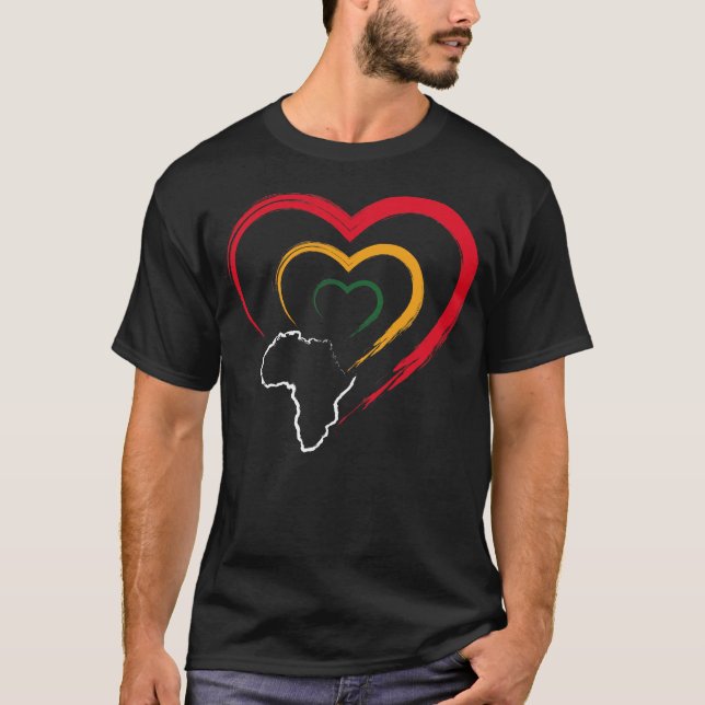 Camiseta África O Namorados de suas Pessoas (Frente)
