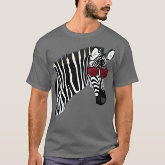 Camiseta África Óculos de sol de origem animal zebra
