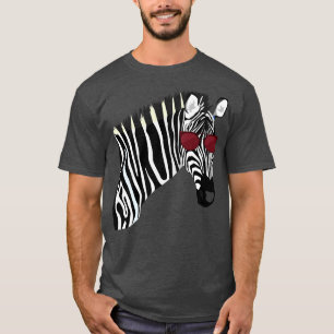 Camiseta África Óculos de sol de origem animal zebra