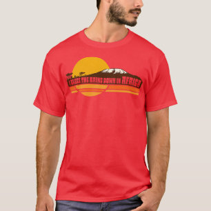 Camiseta ÁFRICA para eu abençoar as chuvas na África, líric