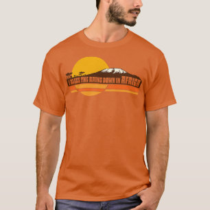Camiseta ÁFRICA para eu abençoar as chuvas na África, líric