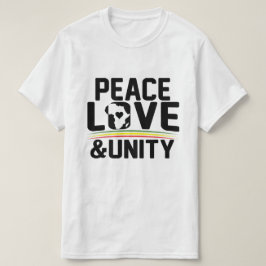 CAMISETA ÁFRICA - PAZ, AMOR E UNIDADE
