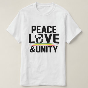 CAMISETA ÁFRICA - PAZ, AMOR E UNIDADE