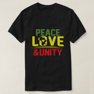 CAMISETA ÁFRICA - PAZ, AMOR E UNIDADE