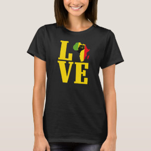 Camiseta África, potência negra levantou punho no mapa afri