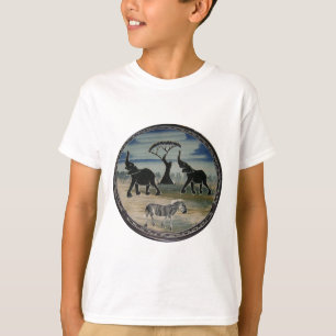 Camiseta África Quênia Lindo e Legítima Vida Selvagem