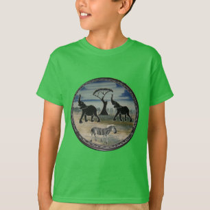 Camiseta África Quênia Lindo Elegante Vida Selvagem