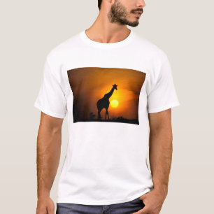 Camiseta África, Quênia, Masai Mara. Girafa (Girafa)