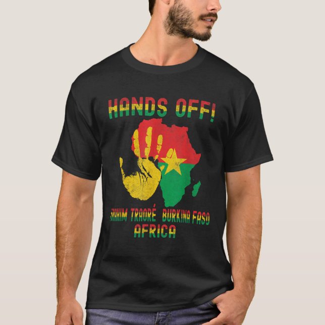 Camiseta Africa Resistance Thomas Sankara Burkina Faso Ibra (Frente)