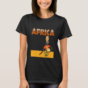 Camiseta África Safari Animais Selvagens Bonitos Novidade