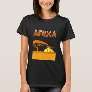 Camiseta África Safari Animais Selvagens Cute Novelty 10