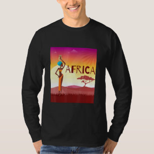 Camiseta África Safari Animais Selvagens Cute Novelty 5