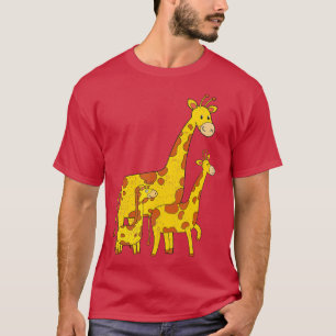 Camiseta África Safari Animal Giraffe Family Amante de os a