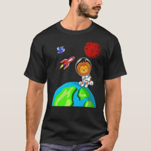Camiseta África Safari Animal Space Rocket Astronauta