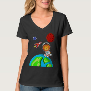 Camiseta África Safari Animal Space Rocket Astronauta