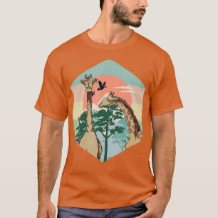 Camiseta África Safari Animal Zoo Keeper dota sóis tropicai