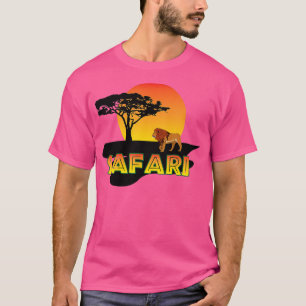 Camiseta África Safari Lion Sunset