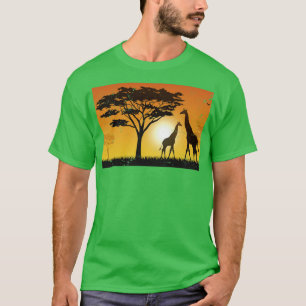 Camiseta África Safari Savannah Giraffe