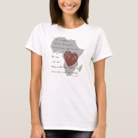 África SIDA/VIH/Camisa de Consciência da Pobreza