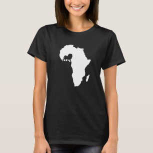 Camiseta África viajando continente africano Trabalho de ar