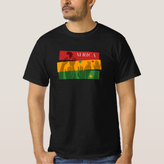 Camiseta África, vidas negras importam, história do mês neg