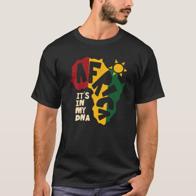 Camiseta Africa with sun It's in my DNA (Frente)