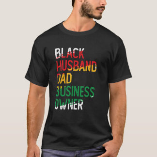 Camiseta African American Dad Black Owned Business Black Hi