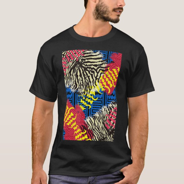 Camiseta African Art American Gift Linda Historia Negra (Frente)