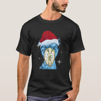 Camiseta African Bird Christmas Shoebill Santa Hat Shoebill