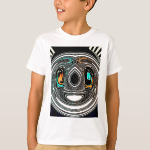 Camiseta African Ethnic Doodle Zebra texturou Art Impressão