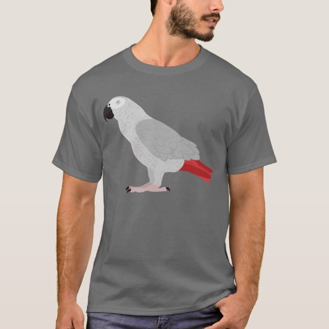 Camiseta African Grey Parrot (Frente)