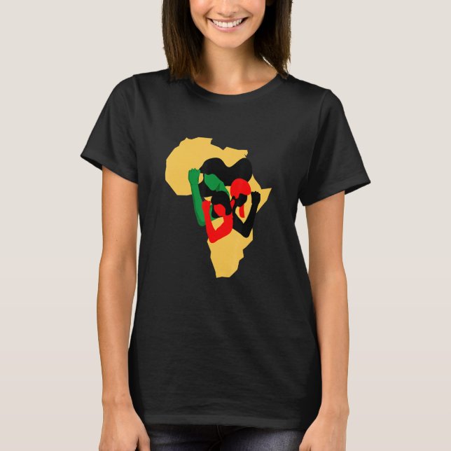 Camiseta African Human Rights and Women Struggle (Frente)