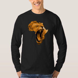 Camiseta African Lion Safari Culture Africa Map 1