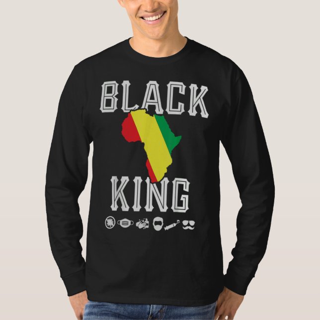 Camiseta African Pride American Celebration  Fathers Day Gr (Frente)