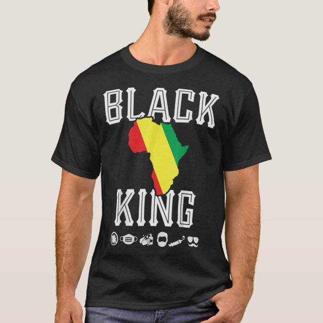 Camiseta African Pride American Celebration  Fathers Day Gr (Frente)