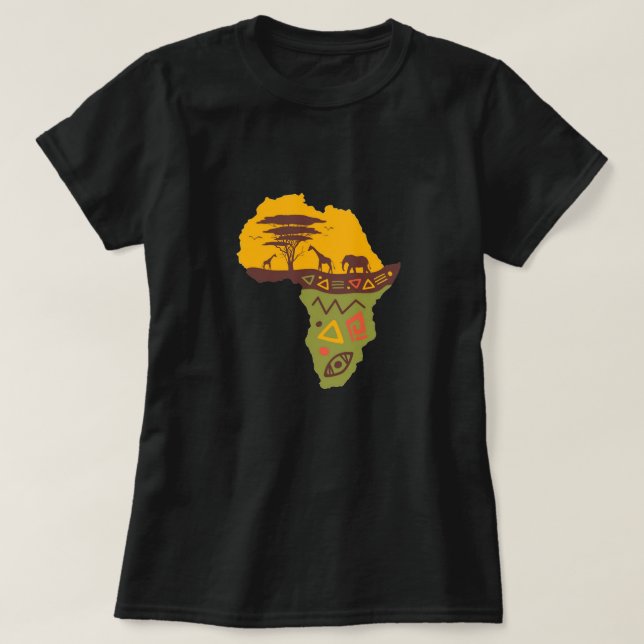 Camiseta African Safari Women's T-Shirt (Frente do Design)