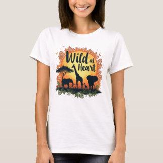 Camiseta africana da vida selvagem