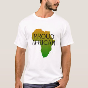 Camiseta Africano orgulhoso