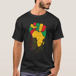 Camiseta Africano Primeiro Negro História Mês Orgulho Negro