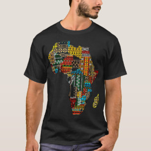 Camiseta Africanos Dashiki Pattrens História Negra Mês Teto